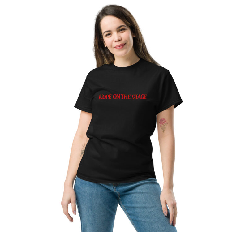 Camiseta J HOPE - Hope on the stage color negro unisex - Imagen 3