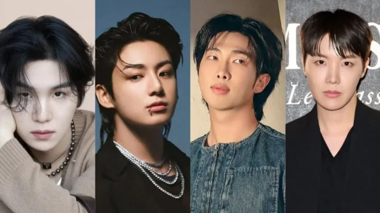 Miembros de BTS con las víctimas de incendios en Corea del Sur.