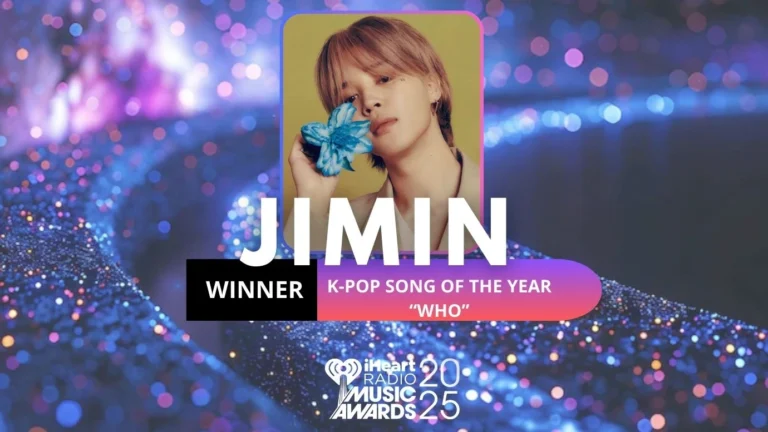 Jimin se alza con el premio
