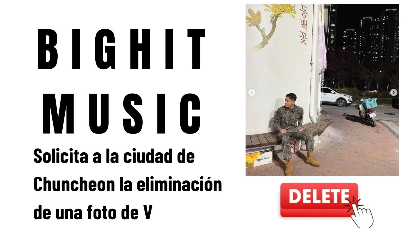 La agencia BigHit Music pide retirar la foto de V en Chuncheon