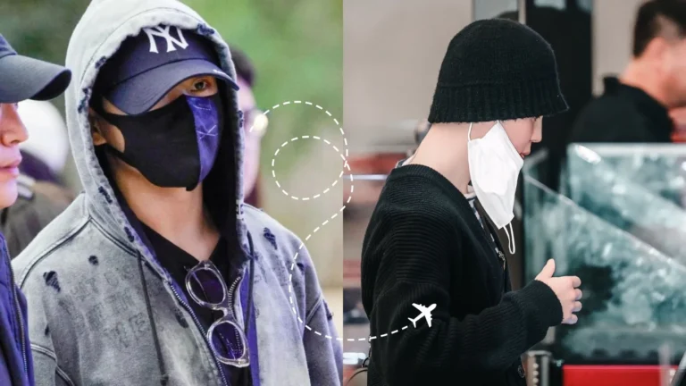 Jungkook y Jimin en el Aeropuerto de Gimpo