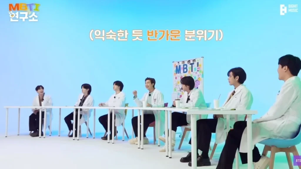 Test MBTI de BTS