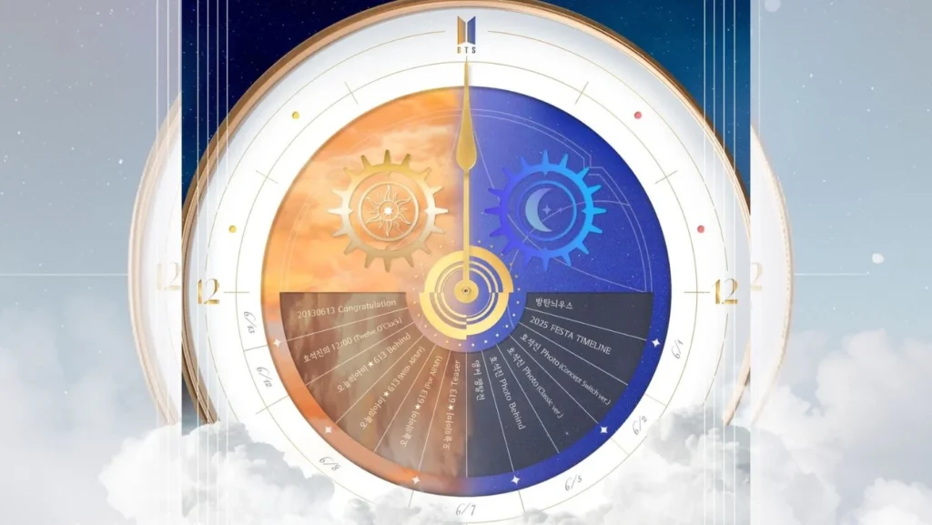 BTS FESTA 2025 CALENDARIO