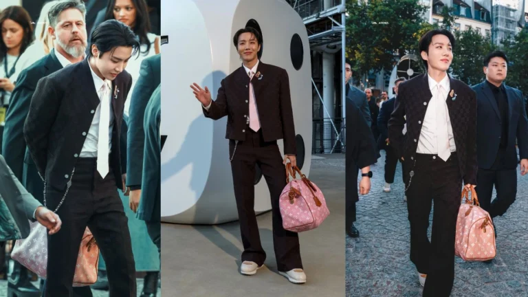 J-Hope en la Semana de la Moda Masculina