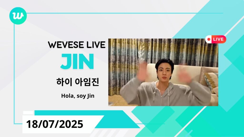 Live de Jin: Hola