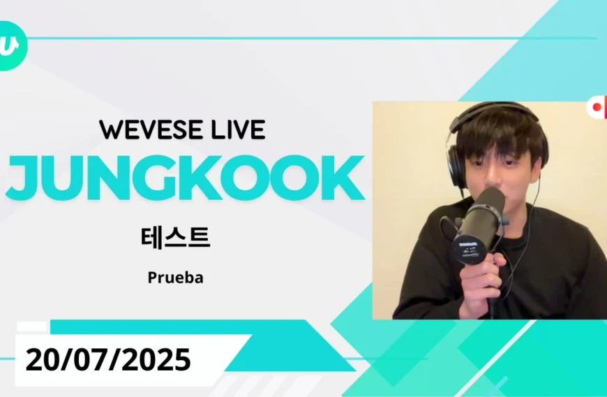 Live de Jungkook: "Prueba"