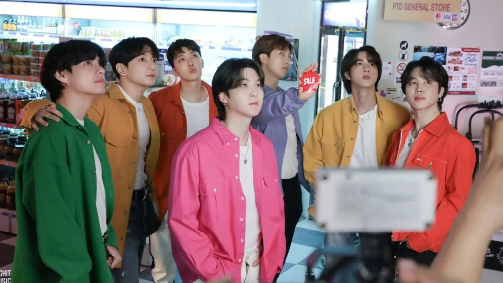 bts detrás de las cámaras