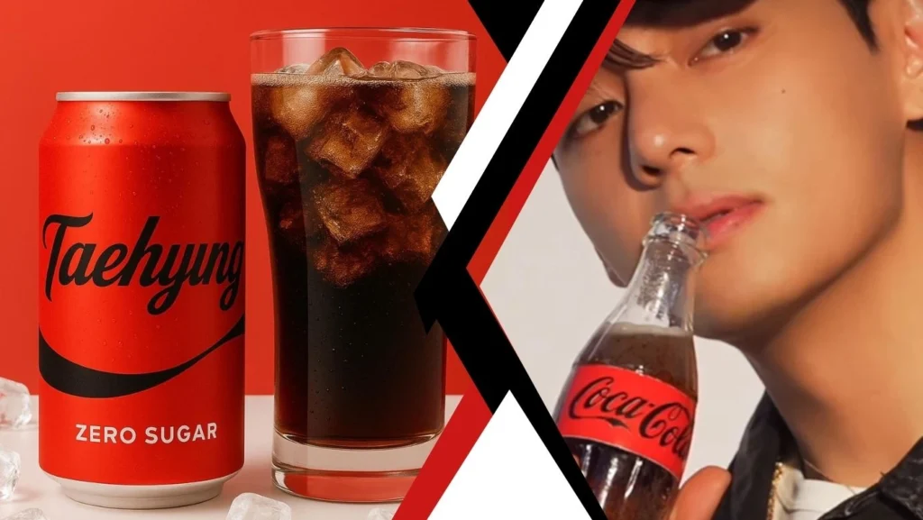 V como embajador de Coca-Cola
