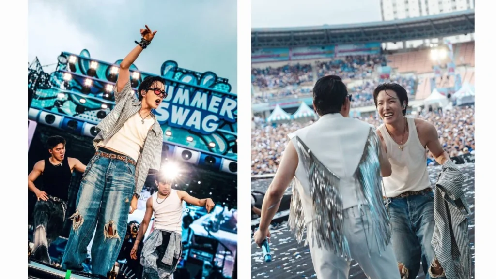 J-Hope junto a Psy