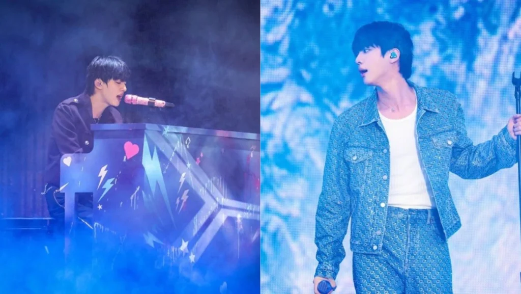 Jin inaguró su gira de conciertos