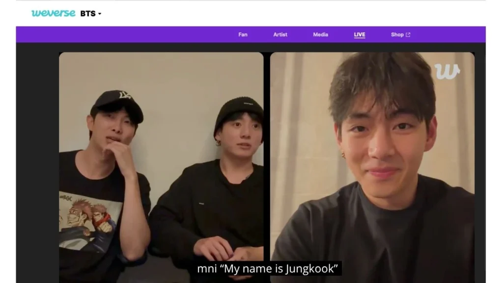 Jungkook instagram