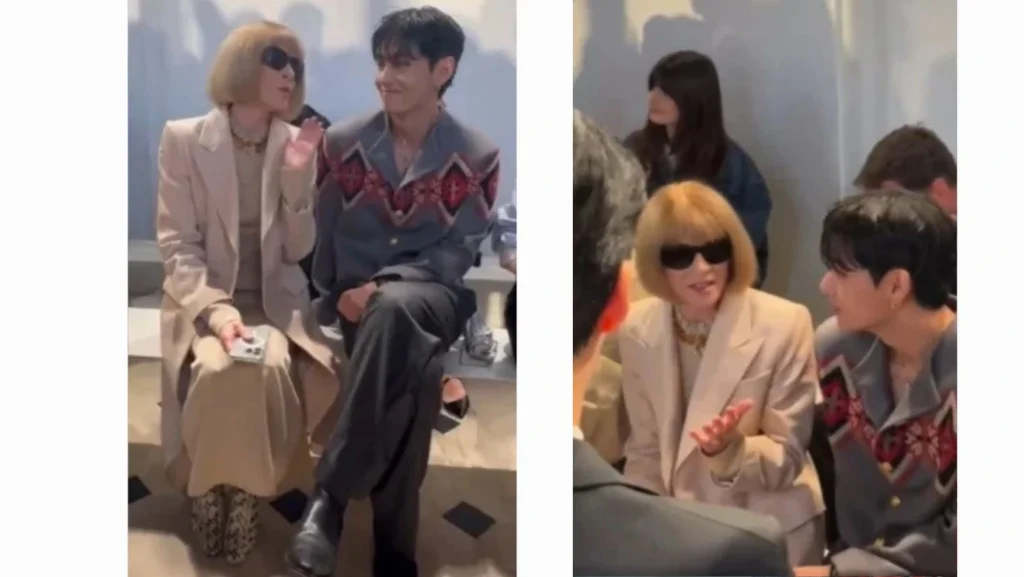 V BTS y Anna Wintour