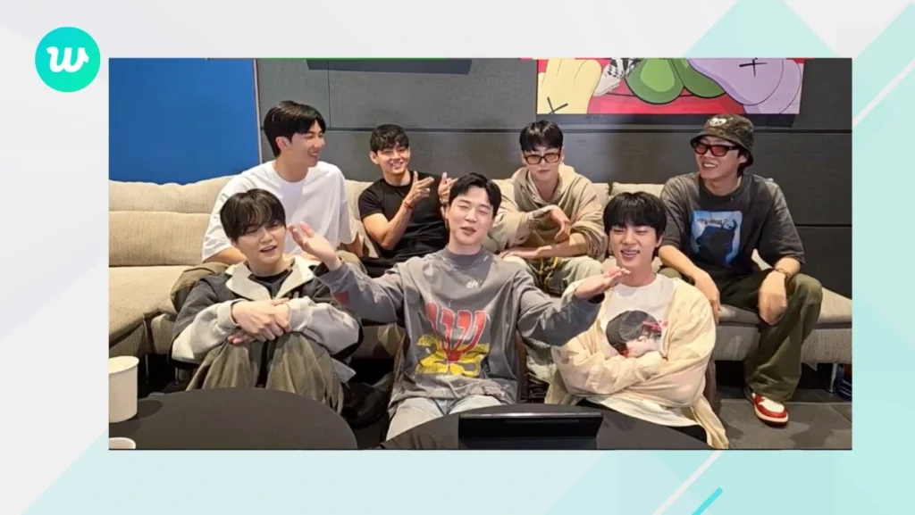 Live de BTS en WEVERSE