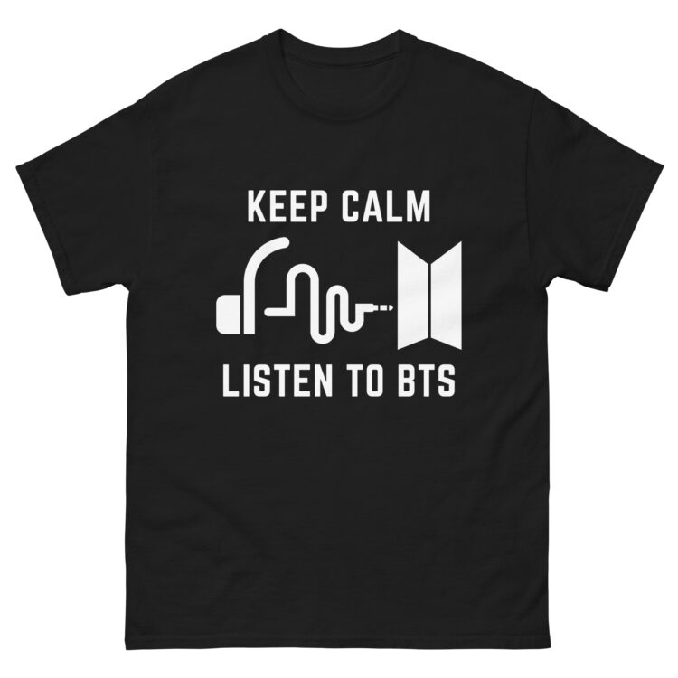 Camiseta Mantén la calma, escucha BTS