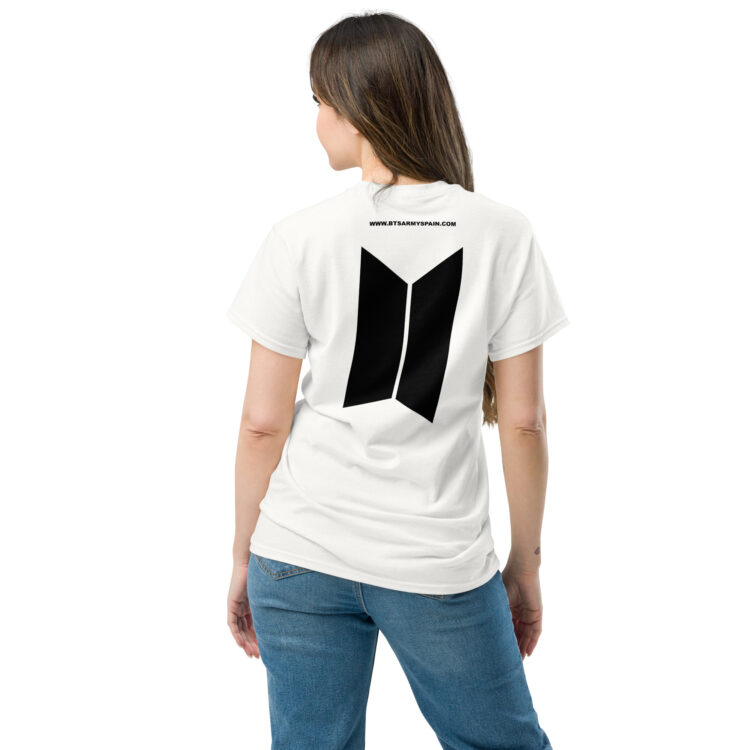Camiseta BTS ARMY IT´S HERE Blanca - Imagen 2