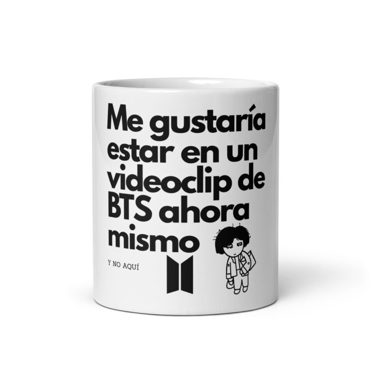 Taza me gustaría estar en un videoclip de BTS