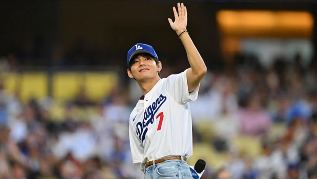 V en el Dodger Stadium