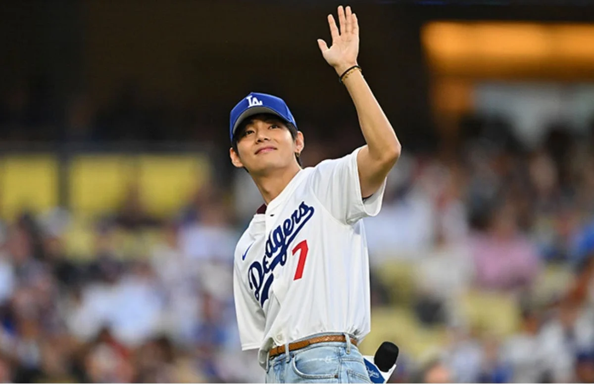 V en el Dodger Stadium