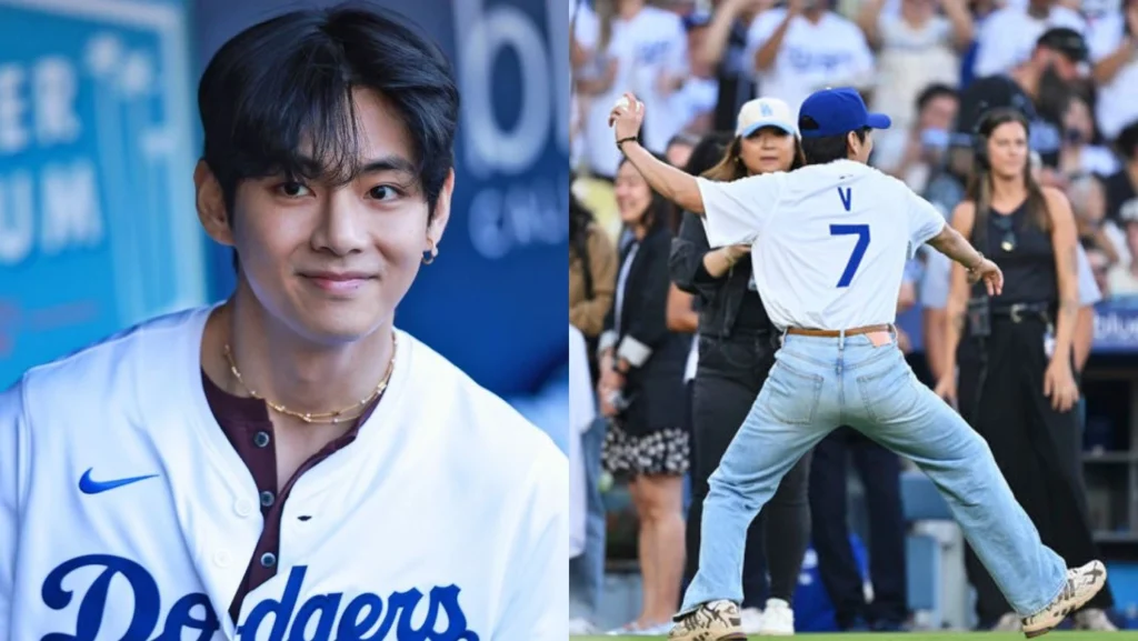 V en el Dodger Stadium