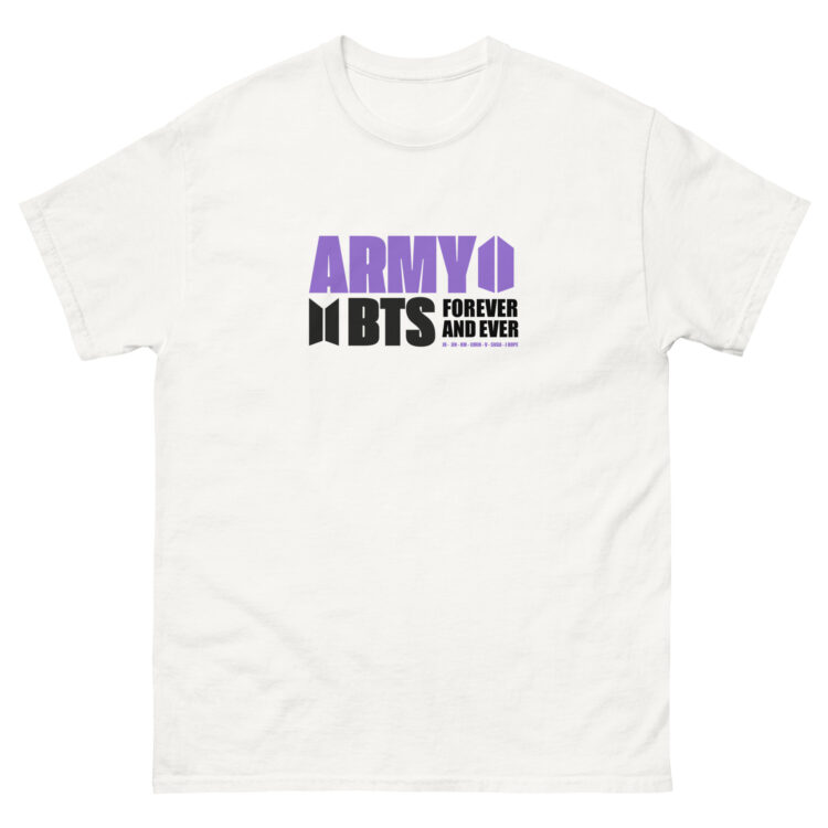 Camiseta ARMY BTS forever and ever