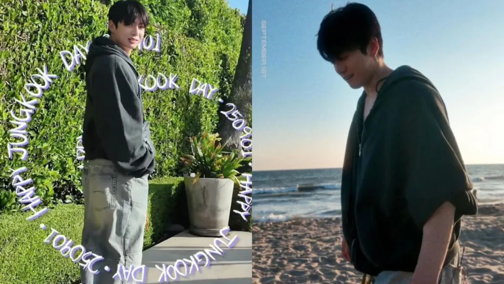 Jungkook celebró